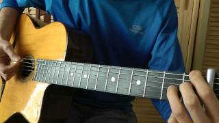 Cours de guitare  Sanseverino  Maigrir 33 Riff intro  pont [upl. by Naivart228]