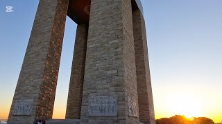 Gallipoli Turkey  CANAKKALE TURKISH MARTYRS MEMORIAL Abide walkingtourgelibolu [upl. by Dnumyar]