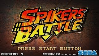 Spikers Battle  SEGA NAOMI  HD  DEMUL EMULATOR [upl. by Kondon368]