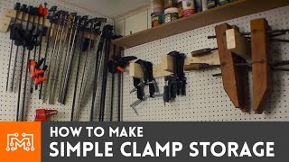 How to make 3 simple types of clamp storage  I Like To Make Stuff [upl. by Tannen]