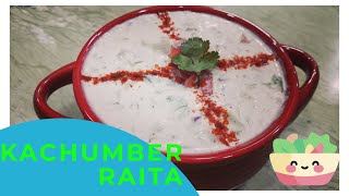 Kachumber Raita Recipe [upl. by Asirram]