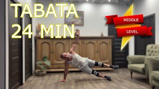 TABATA  ТАБАТА 24 МИН motivation fitness [upl. by Sass]