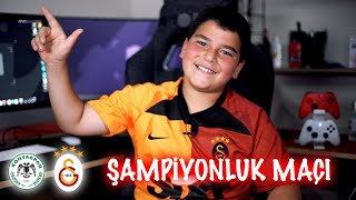 KONYA  GALATASARAY ŞAMPİYONLUK MAÇI [upl. by Hawkins]