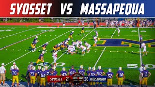 Massapequa vs Syosset Varsity Football Full Game [upl. by Mullac592]