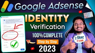 Google Adsense Identity Verification 100 Complete  How to Verify Identity in Google Adsense 2025 [upl. by Bergerac]