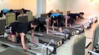 Singapore Pilates FitnessCouple Prenatal PilatesReformer Class [upl. by Trever]