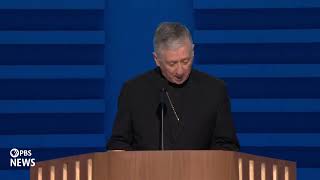 WATCH Cardinal Cupich gives invocation at 2024 Democratic National Convention  2024 DNC Night 1 [upl. by Viddah389]