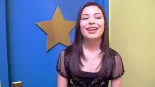 Miranda Cosgrove dishes on The Naked Brothers Band set [upl. by Brinna]