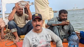 Charna island fishing in Karachi Super duper Lara Date08092024 fishing vlog viralvideo [upl. by Oad]