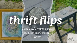 Thrift Flips July Makers Box [upl. by Nnahaid]