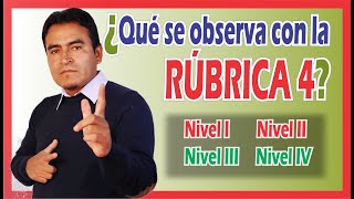 📑 RUBRICA 4📑Qué se observa con la rúbrica 4✍️5ta parte [upl. by Krenn]