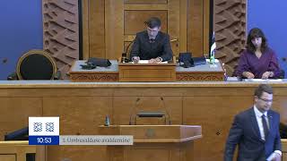 Riigikogu täiendav istung 16062022 [upl. by Ittam]