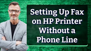 Setting Up Fax on HP Printer Without a Phone Line [upl. by Yauqaj952]