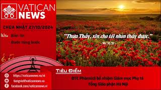 Radio Chúa Nhật 27102024  Vatican News Tiếng Việt [upl. by Ardeen]