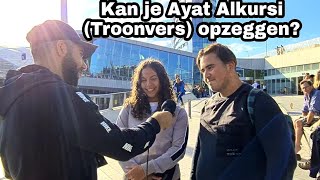 Kunnen de moslims in ARNHEM het machtigste VERS uit de KORAN zeggenAbdellatif Ouisa  Interview 5 [upl. by Graf]