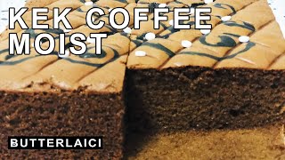 Resepi Kek Coffee Moist  Tutorial amp Cara Masak  How To Bake [upl. by Singh]