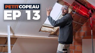 Rénovation extrême Ep 13  Placo entourage de Vélux et suspentes [upl. by Walrath]