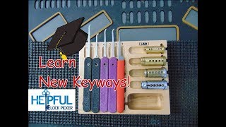 121 How To Learn New Keyways To Successfully Pick Locks Kwikset Schlage Yale American [upl. by Seabury]