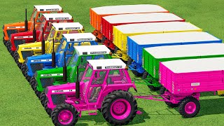 URSUS TRANSPORTER amp TROLLEY LOADED SOLID FERTILIZER IN FS22  FARMING SIMULATOR 22 [upl. by Dorian]