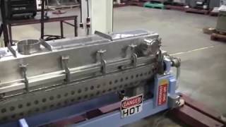 Komline Sanderson Paddle Dryer Cooler Demonstration [upl. by Gerardo]