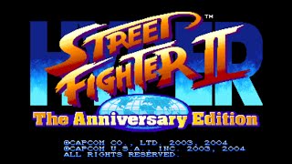 Character Select  Hyper Street Fighter II The Anniversary Edition OST Extended [upl. by Sucitivel]