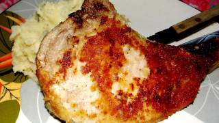 Potato coated pork chops [upl. by Desimone]