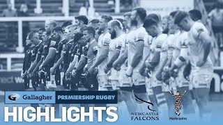 Newcastle Falcons v Harlequins  HIGHLIGHTS  Gallagher Premiership 2223 [upl. by Tamis762]