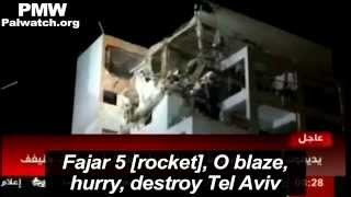 Hamas song quotFire your rockets blow up Tel Avivquot [upl. by Dur965]