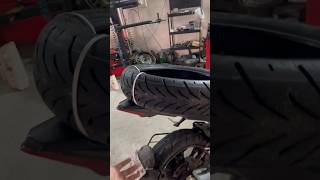 New Michelin tyre for R15v3  YG MOTOVLOGS  telugumotovlogs automobile v3 michelin short feed [upl. by Boccaj]