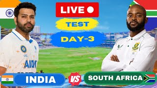 Live India vs South Africa 1st Test  Day 3 Match Score amp commentary  IND vs SA 2nd session [upl. by Aplihs]