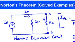 20a  Nortons Theorem with Solved Examples knust [upl. by Lazarus]