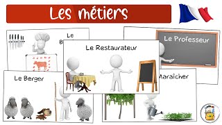 Apprendre Les Métiers En Français  Apprendre Les Métiers En Images  Vocabulaire Français [upl. by Phyl]