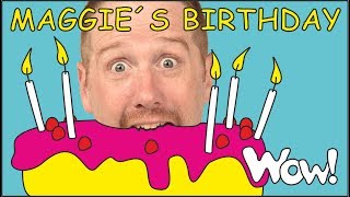 Maggies Birthday Story for Kids NEW from Steve and Maggie  Stories for Kids by Wow English TV [upl. by Caressa]