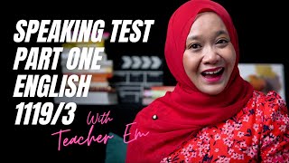 Speaking Test SPM Part 1  Easy Tips ENGLISH 11193  Ujian Bertutur [upl. by Olegnaed197]