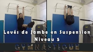 Levés de Jambes en Suspension niveau 5  Equerre à la Barre [upl. by Dric]