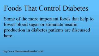 Foods That Control Diabetes Health Food For Diabetics [upl. by Etessil]