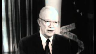 Eisenhower discusses quotmilitary industrial complexquot in farewell address 1961 [upl. by Enehpets376]