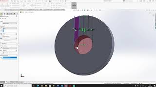 SOLIDWORKS REVOLVE amp CIRCULAR PATTERN [upl. by Eesac]