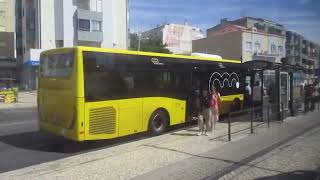 MTS  Metro Sul do Tejo  Sismens Combino Tram  Linha 1  Cacilhas  Corroios [upl. by Audy823]