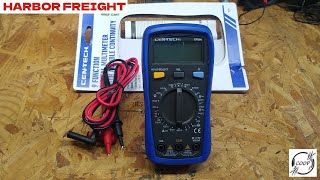 Harbor Freight CEN TECH 9 Function Digital Multimeter [upl. by Jemima]