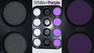 White Vs Purple Color Mixingcolormixing paintmixing colors short [upl. by Dnallor]