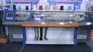 Yoshiko Three System Flat Knitting Machine [upl. by Childs444]