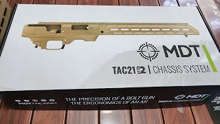 MDT Tac 21 Gen 2 unbox pt1 Pt2install [upl. by Anrol]