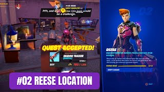 Reese Character Location 02  Fortnite Character Collection [upl. by Jacquie912]