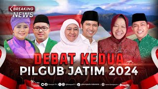 LIVE  Debat Kedua Pilkada Jawa Timur 2024 LulukLukman KhofifahEmil RismaGus Hans [upl. by Annawik]