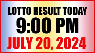 Lotto Result Today 9pm Draw July 20 2024 Swertres Ez2 Pcso [upl. by Orion564]