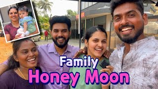 A family Honeymoon 😆😵‍💫policouple kunjava keralatamilnadu familyvlog [upl. by Simmie579]