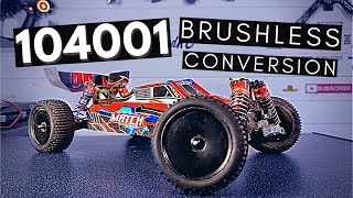 WLTOYS 104001 Brushless Conversion Worth it Still SLOW [upl. by Waal]