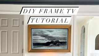 DIY Frame TV Tutorial for under 50 [upl. by Decima931]