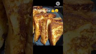 french toast  bread simple breakfast less ingredients youtube shorts super tasty [upl. by Noyad115]